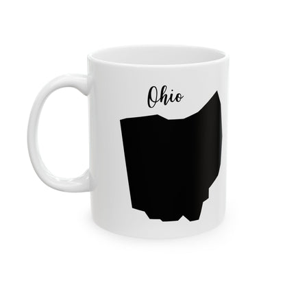 Ohio State Silhouette Ceramic Mug – 11oz    Item #74203