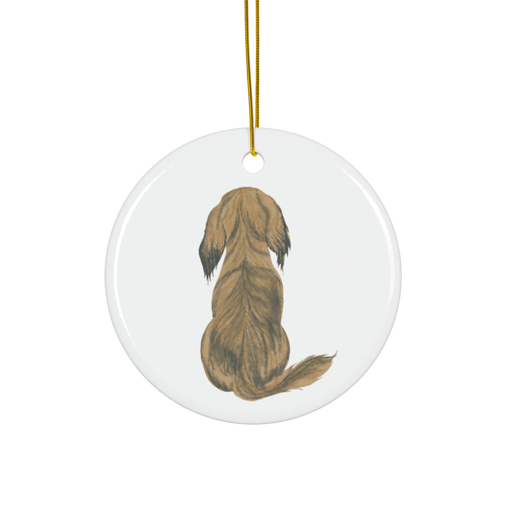 Dog Ceramic Disc Ornament         Item #2468377