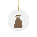 Dog Ceramic Disc Ornament          Item #7410046