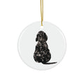 Dog Ceramic Disc Ornament      Item #4444204