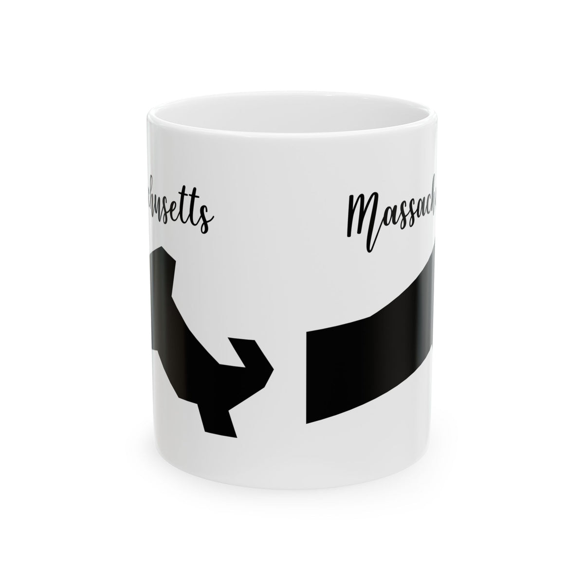 Massachusetts State Silhouette Ceramic Mug – 11oz    Item #589094