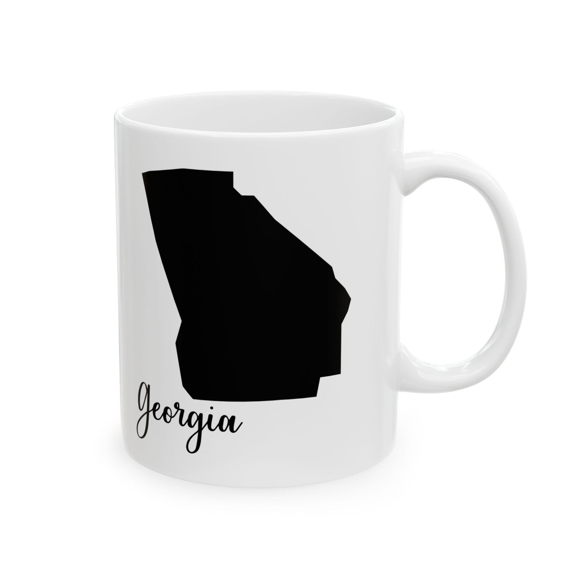 Georgia State Silhouette Ceramic Mug – 11oz    Item #595169