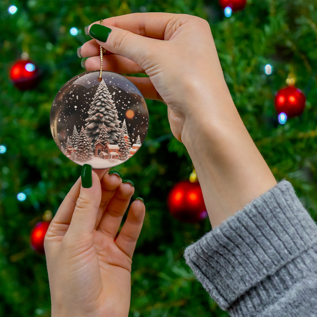Globe Tree Ceramic Ornament    Item #6318642