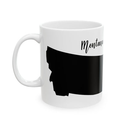 Montana State Silhouette Ceramic Mug – 11oz    Item #369116