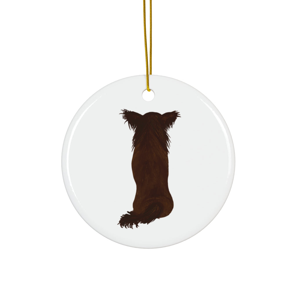 Dog Ceramic Disc Ornament       Item #5893207
