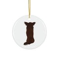 Dog Ceramic Disc Ornament       Item #5893207