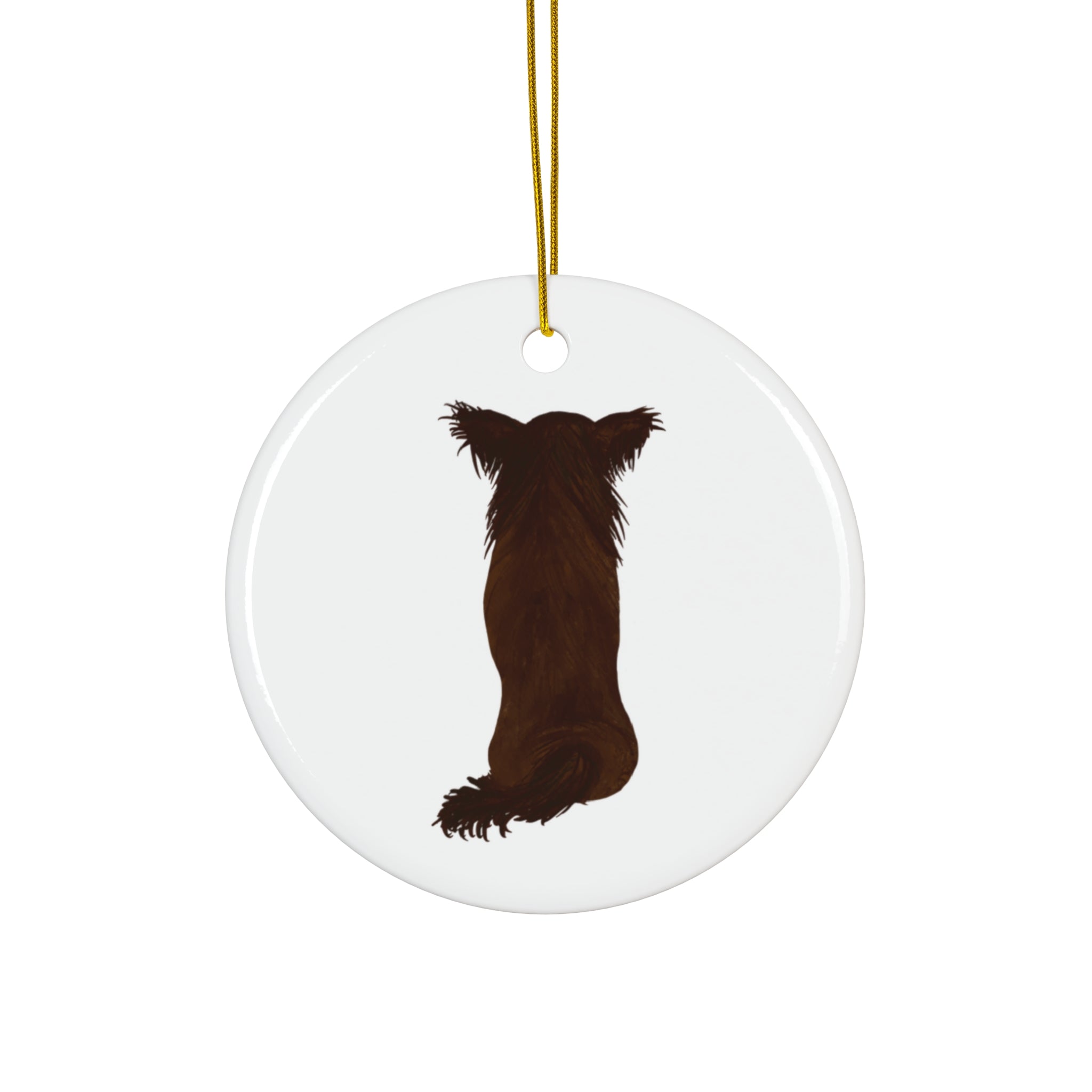 Dog Ceramic Disc Ornament       Item #5893207