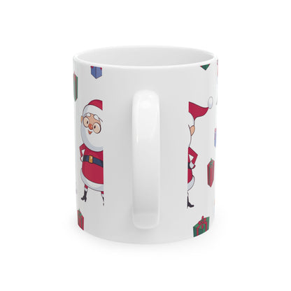 Cute Santa & Gifts Christmas Ceramic Mug 11oz   Item #360683