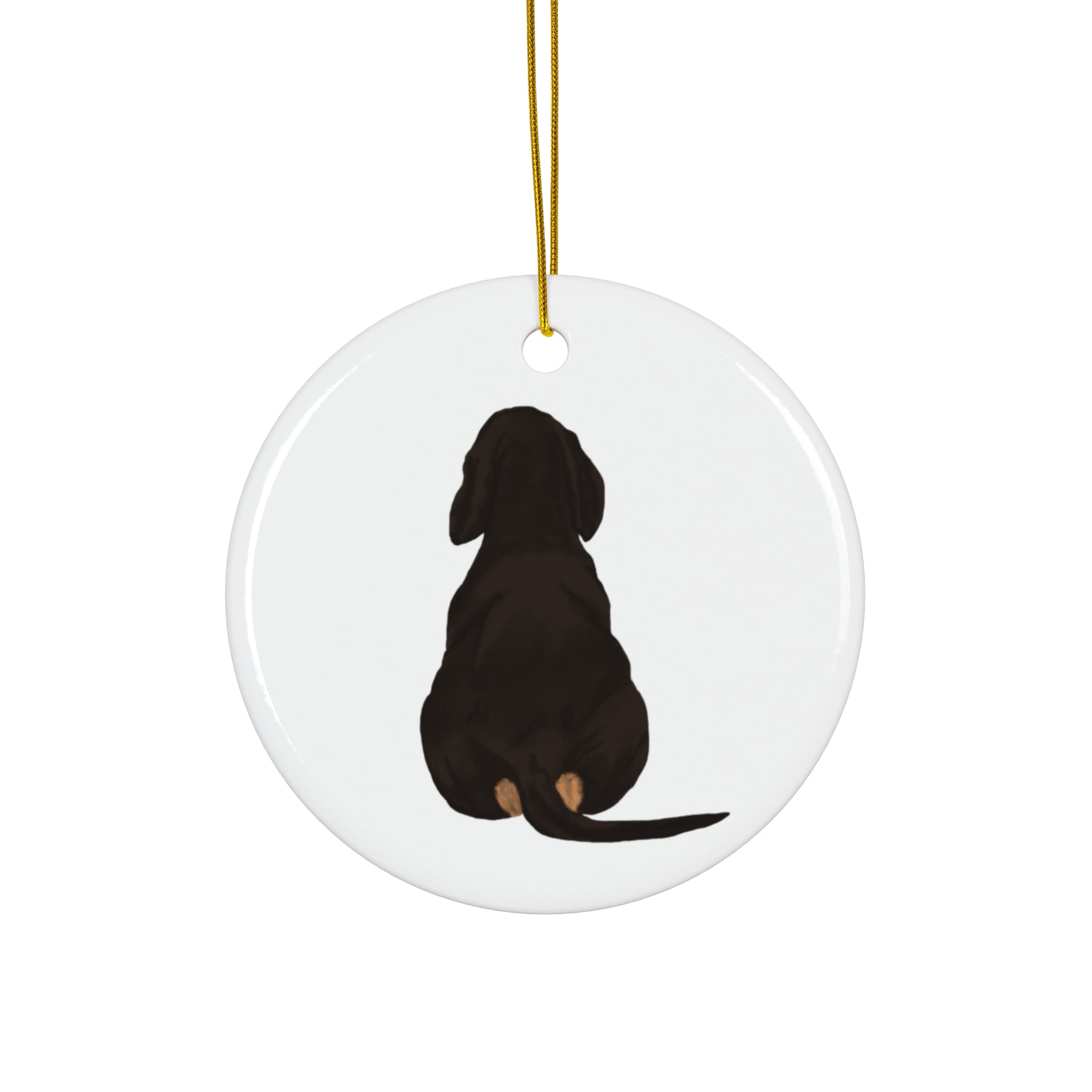 Dog Ceramic Disc Ornament         Item #2365512