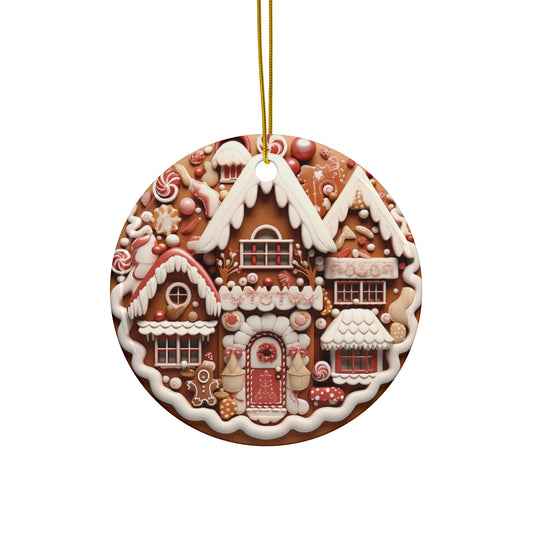 Ceramic Ornament - Gingerbread     Item #75188