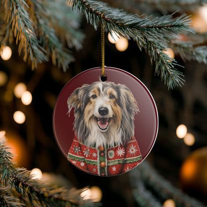 Festive Dog Christmas Ornament   Item #454786