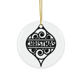 Christmas Ceramic Disc Ornament     Item #7035305