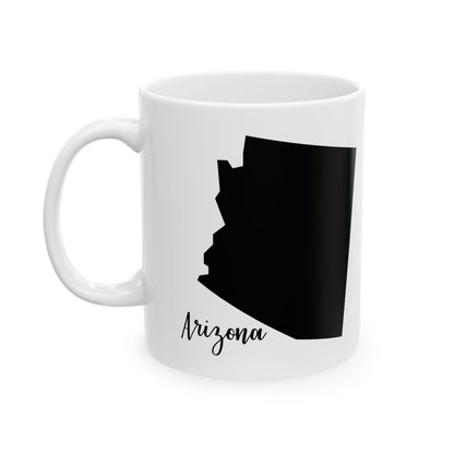 Arizona State Silhouette Ceramic Mug – 11oz    Item #738924