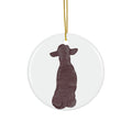 Dog Ceramic Disc Ornament         Item #8918679