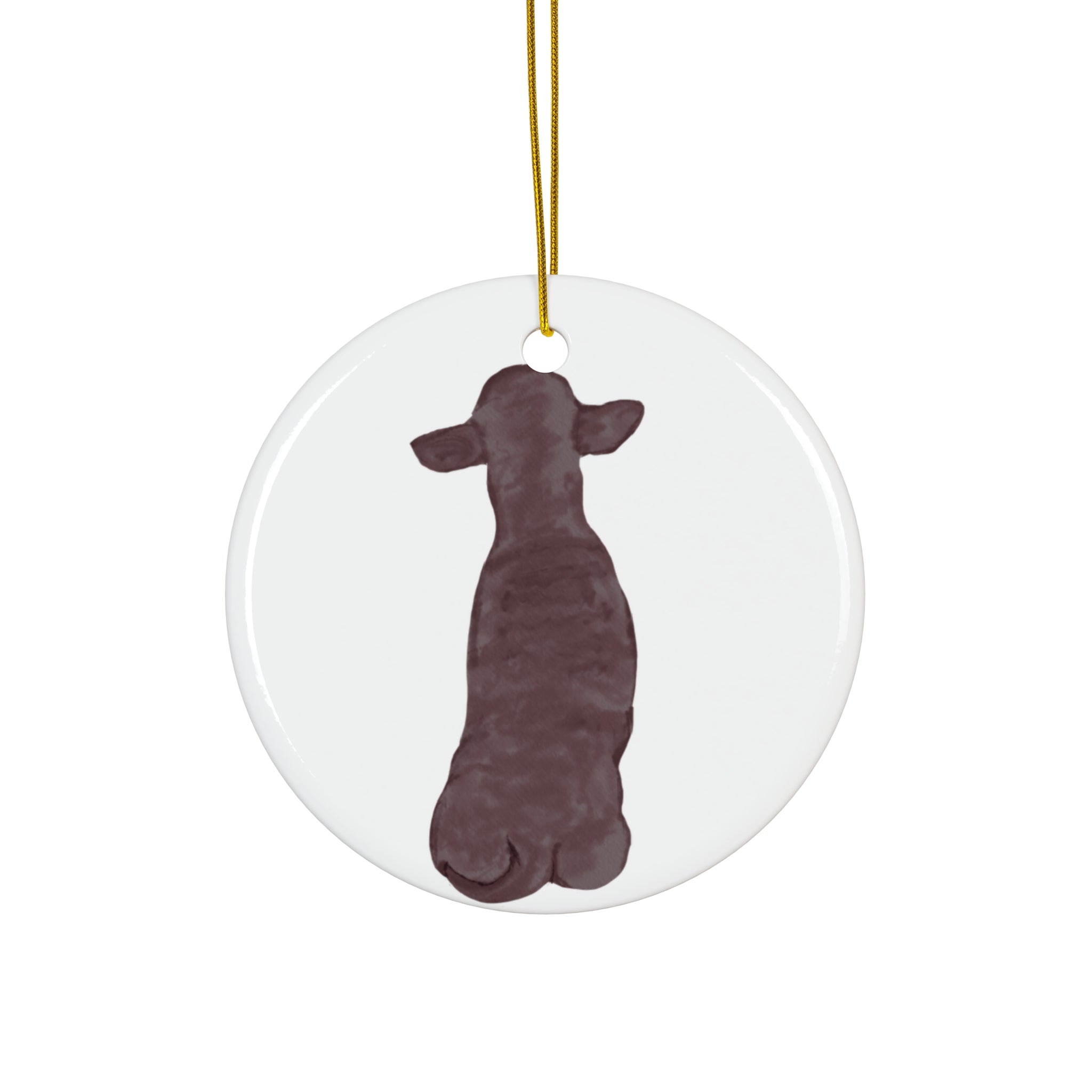 Dog Ceramic Disc Ornament         Item #8918679