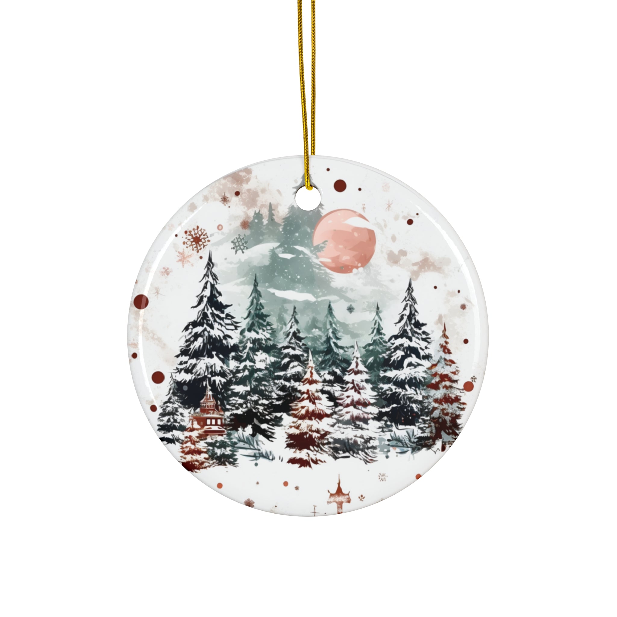 Trees Ceramic Ornament       Item #357985 - Buckshot's Bargain Barn