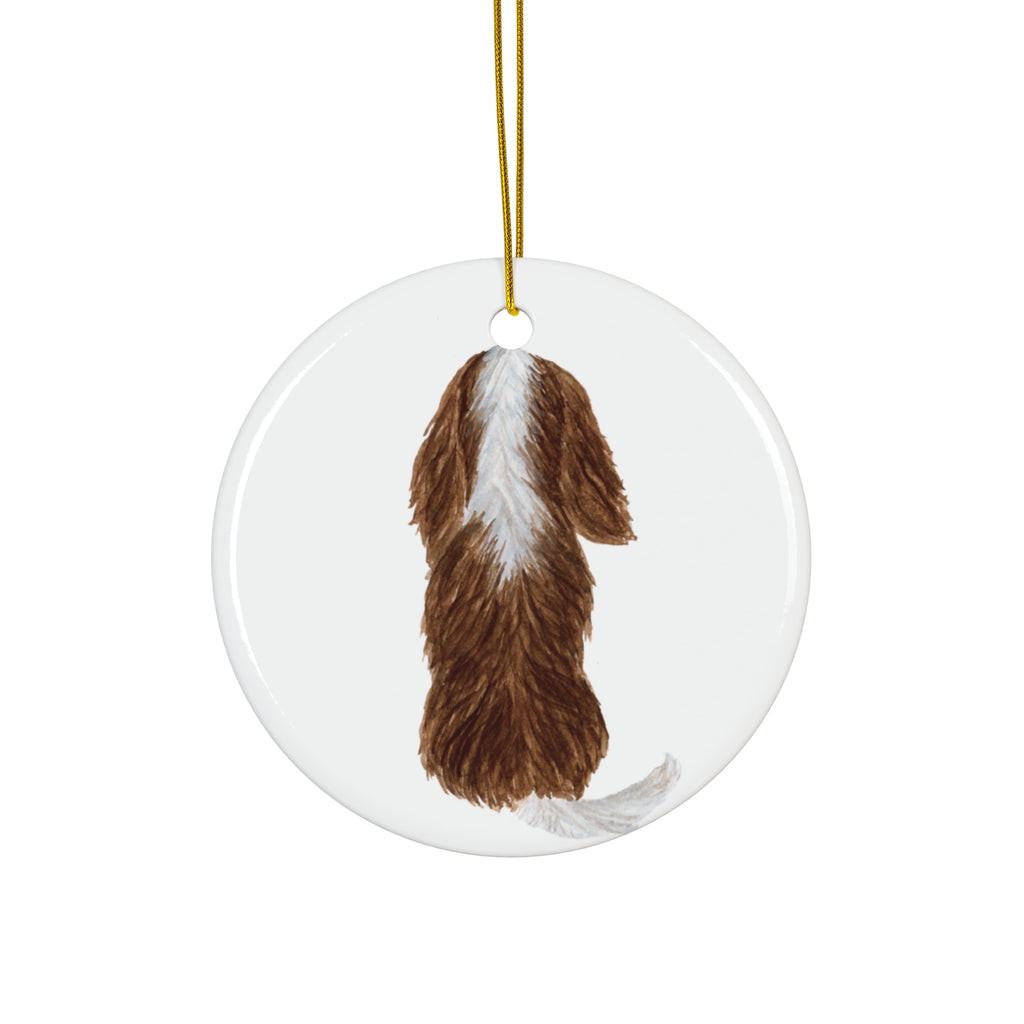 Dog Ceramic Disc Ornament          Item #3708422