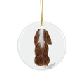 Dog Ceramic Disc Ornament          Item #3708422