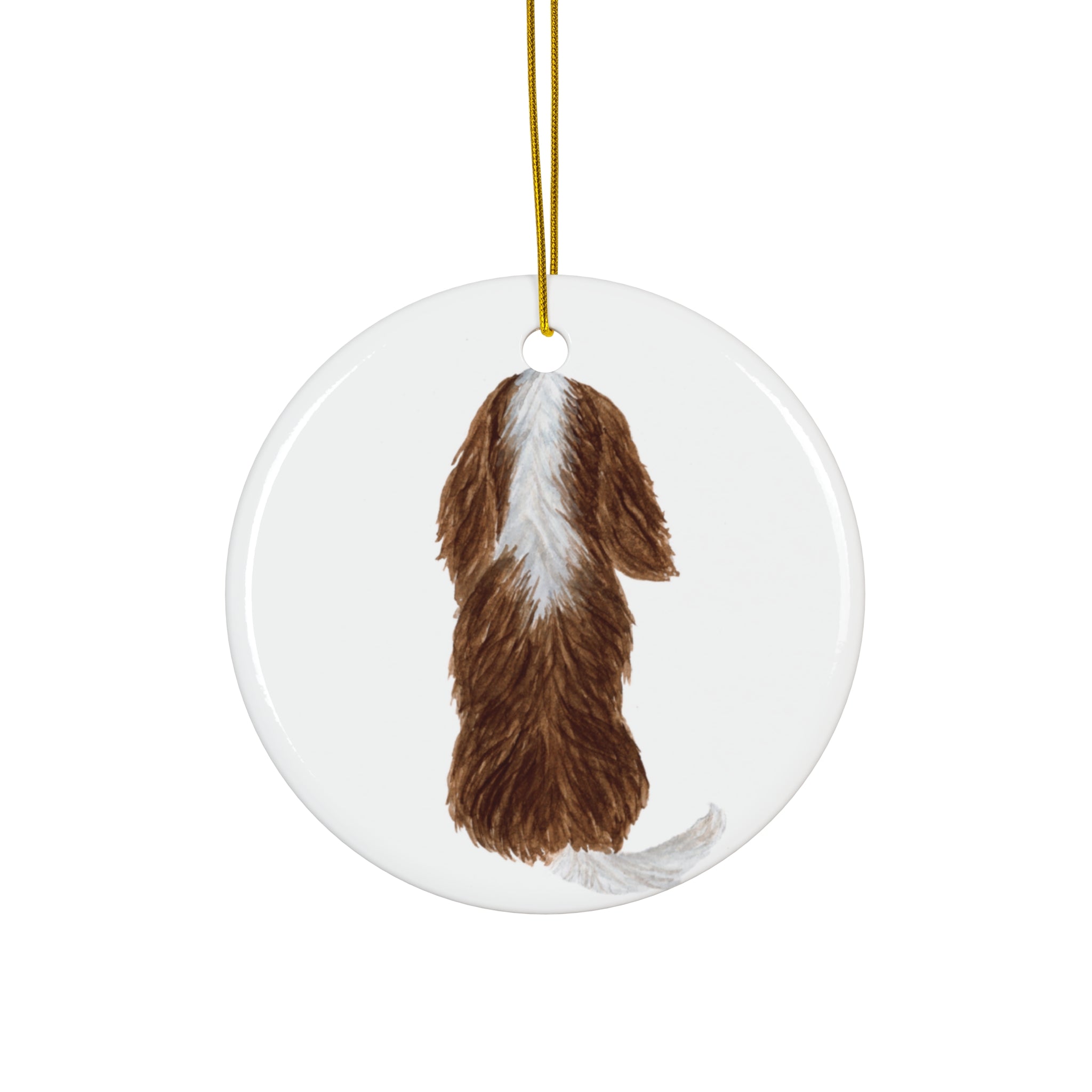Dog Ceramic Disc Ornament          Item #3708422