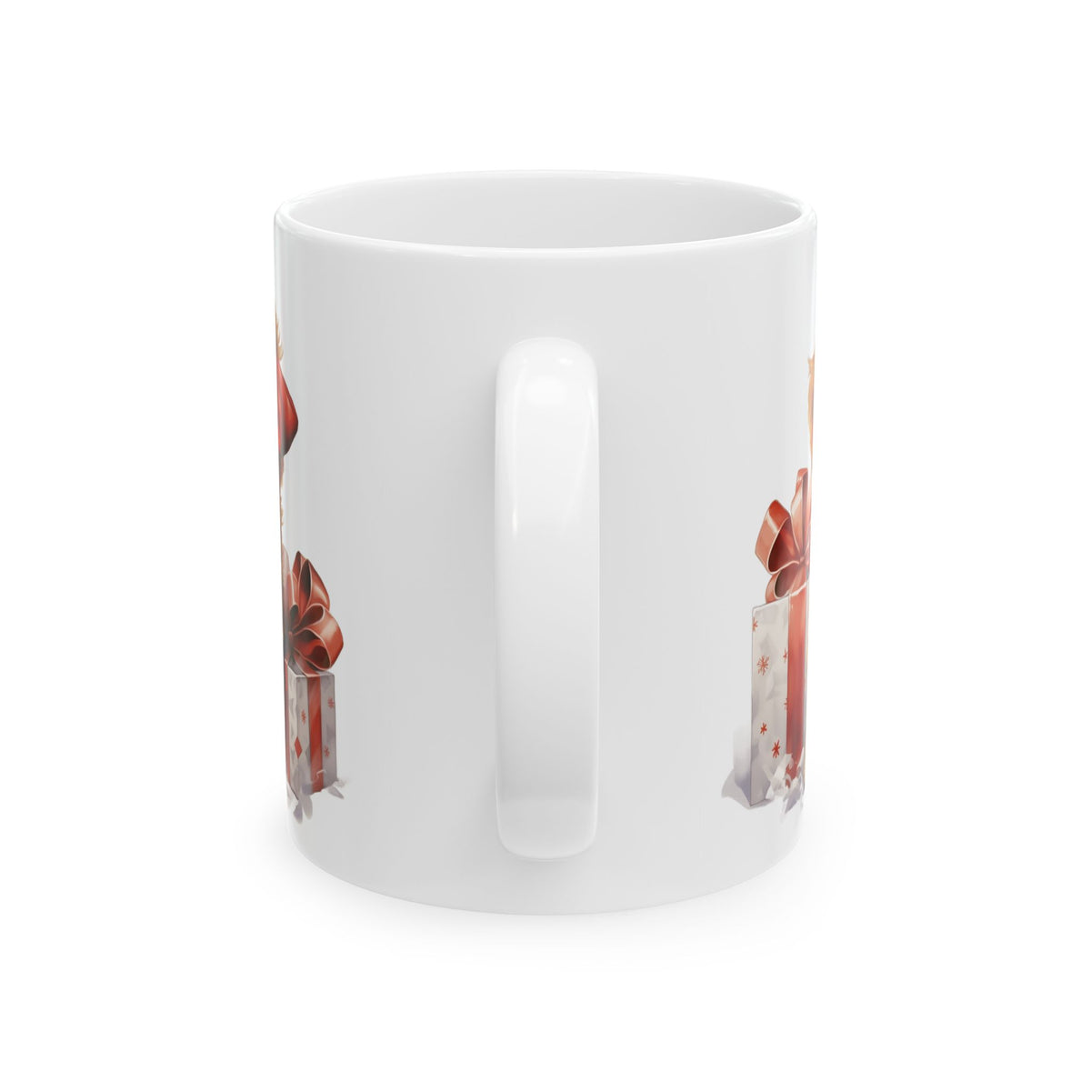 Festive Christmas Dog With Presents Ceramic Mug 11oz    Item #587318