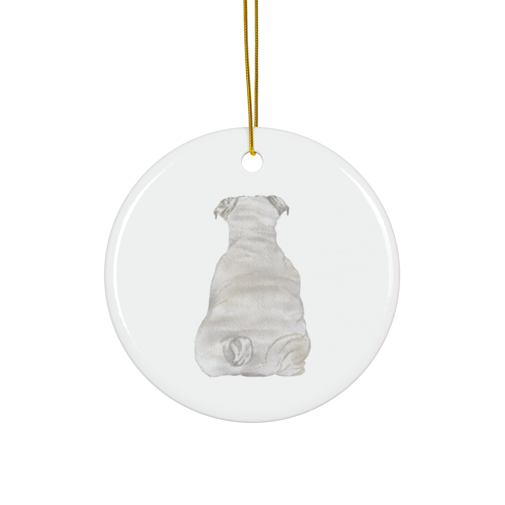 Dog Ceramic Disc Ornament         Item #6281621