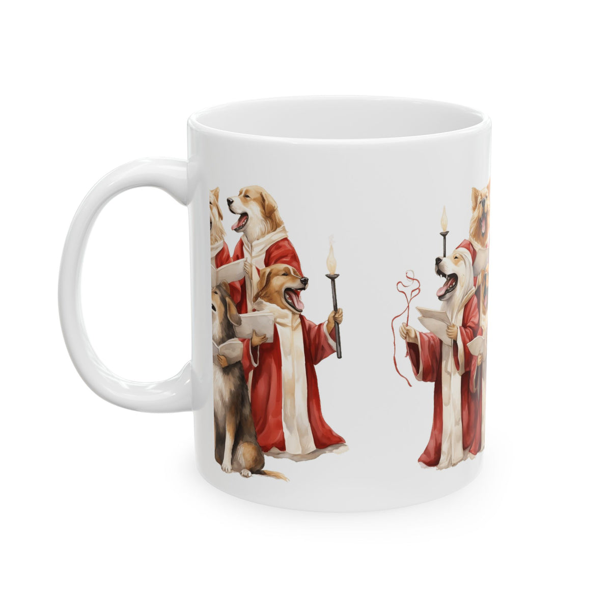 Christmas Choir Dogs Ceramic Mug 11oz  Item #263123
