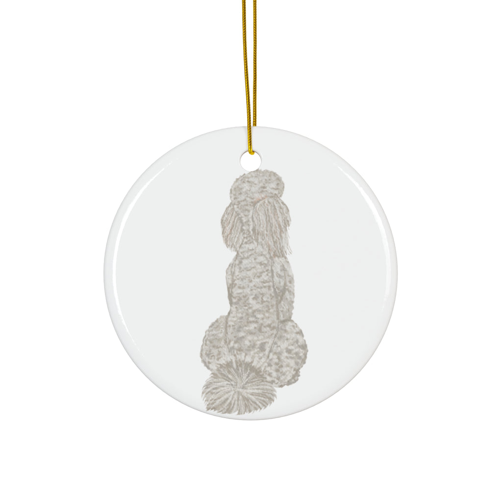 Dog Ceramic Disc Ornament          Item #425731