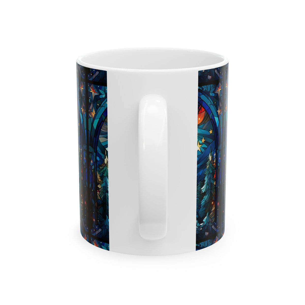 Stained Glass Nativity Christmas Mug 11oz  Item #959355