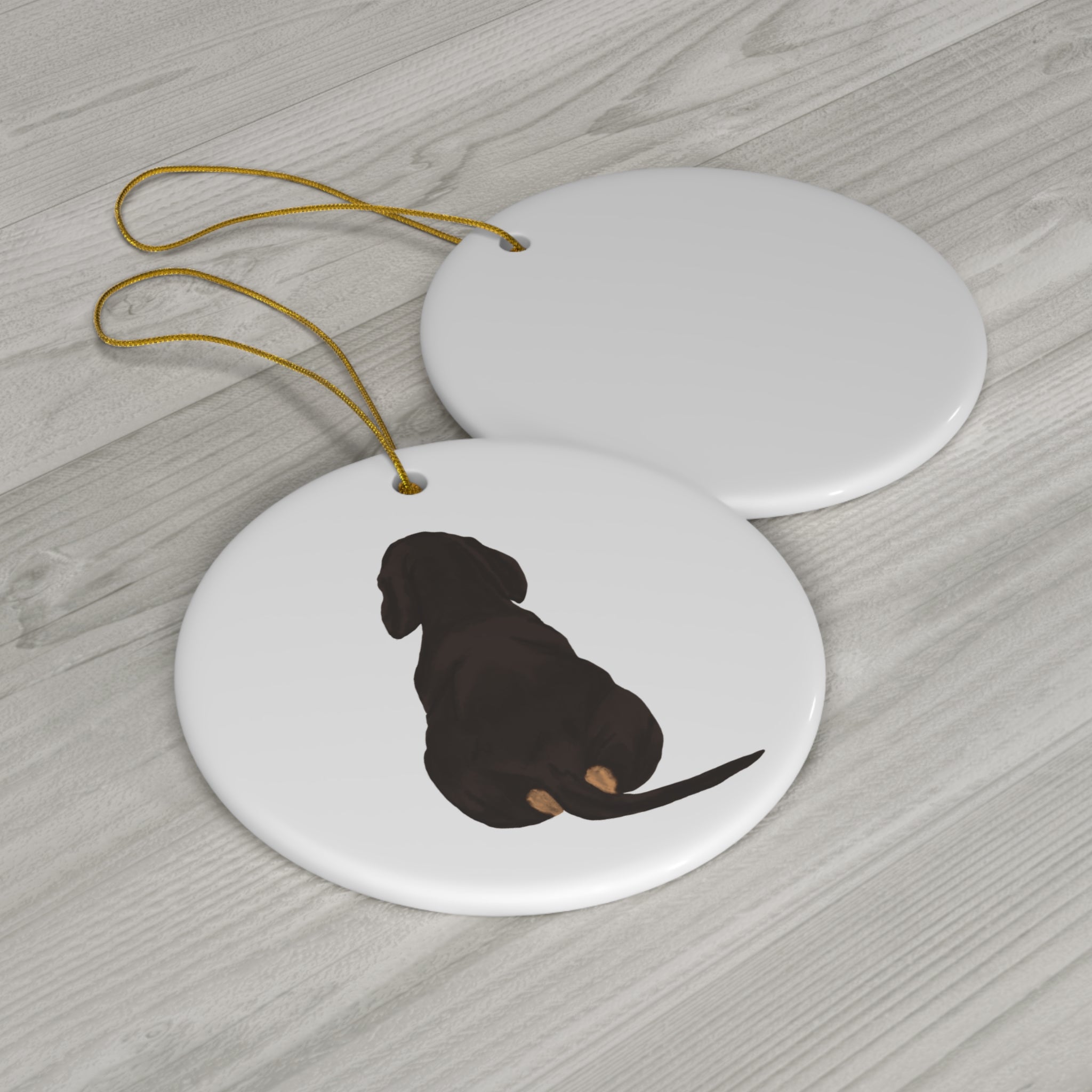 Dog Ceramic Disc Ornament         Item #2365512