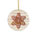 Gingerbread Star Ceramic Ornament   Item #2597588 - Buckshot's Bargain Barn