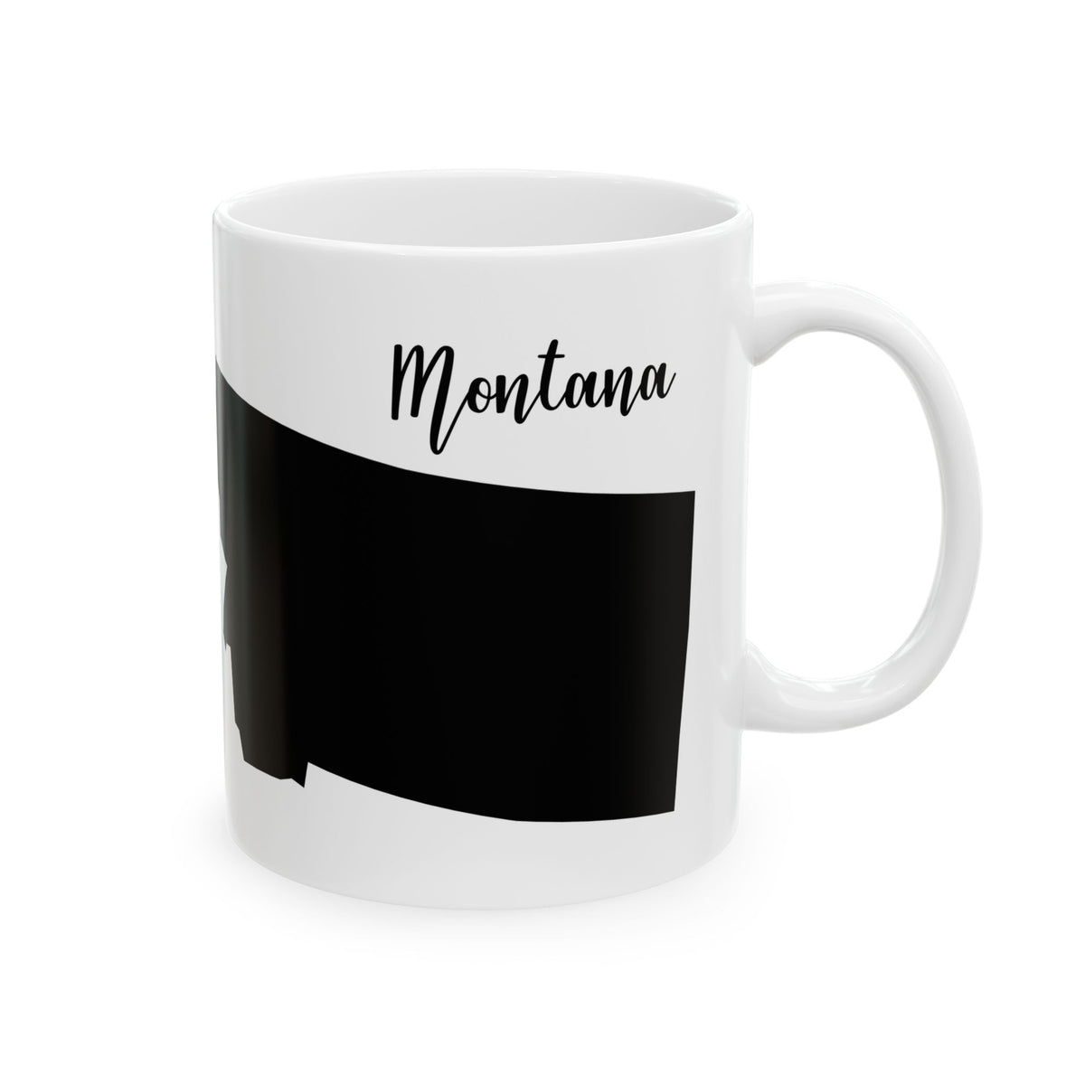 Montana State Silhouette Ceramic Mug – 11oz    Item #369116