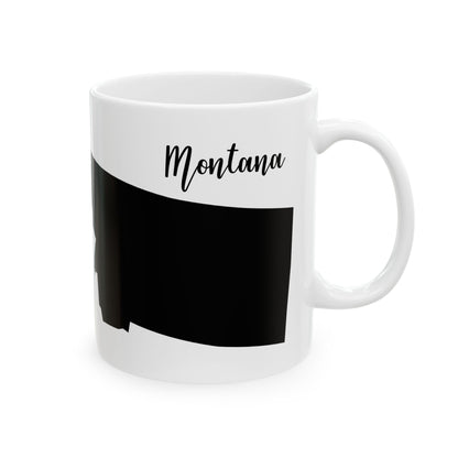 Montana State Silhouette Ceramic Mug – 11oz    Item #369116