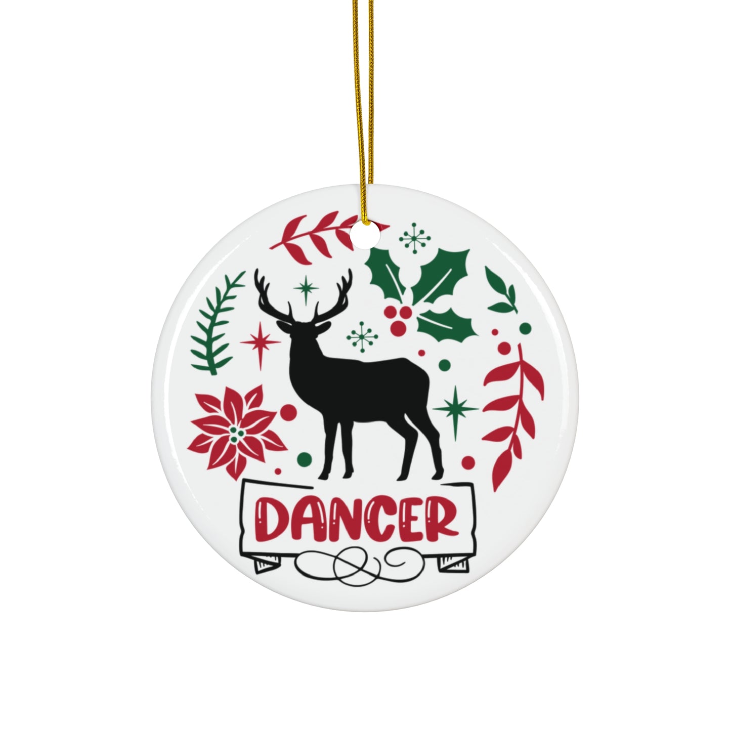 Dancer Ceramic Disc Ornament         Item #67867827