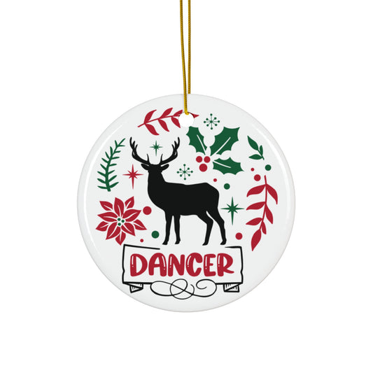 Dancer Ceramic Disc Ornament         Item #67867827