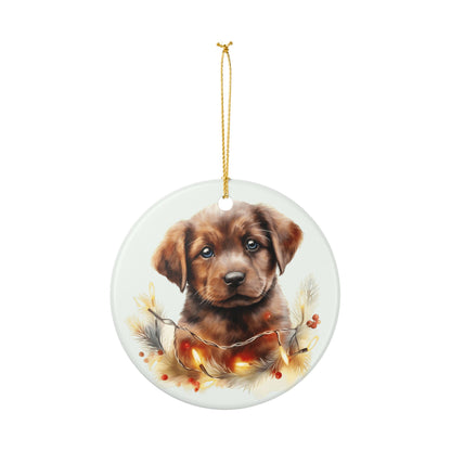Adorable Puppy Christmas Ornament   Item #478816