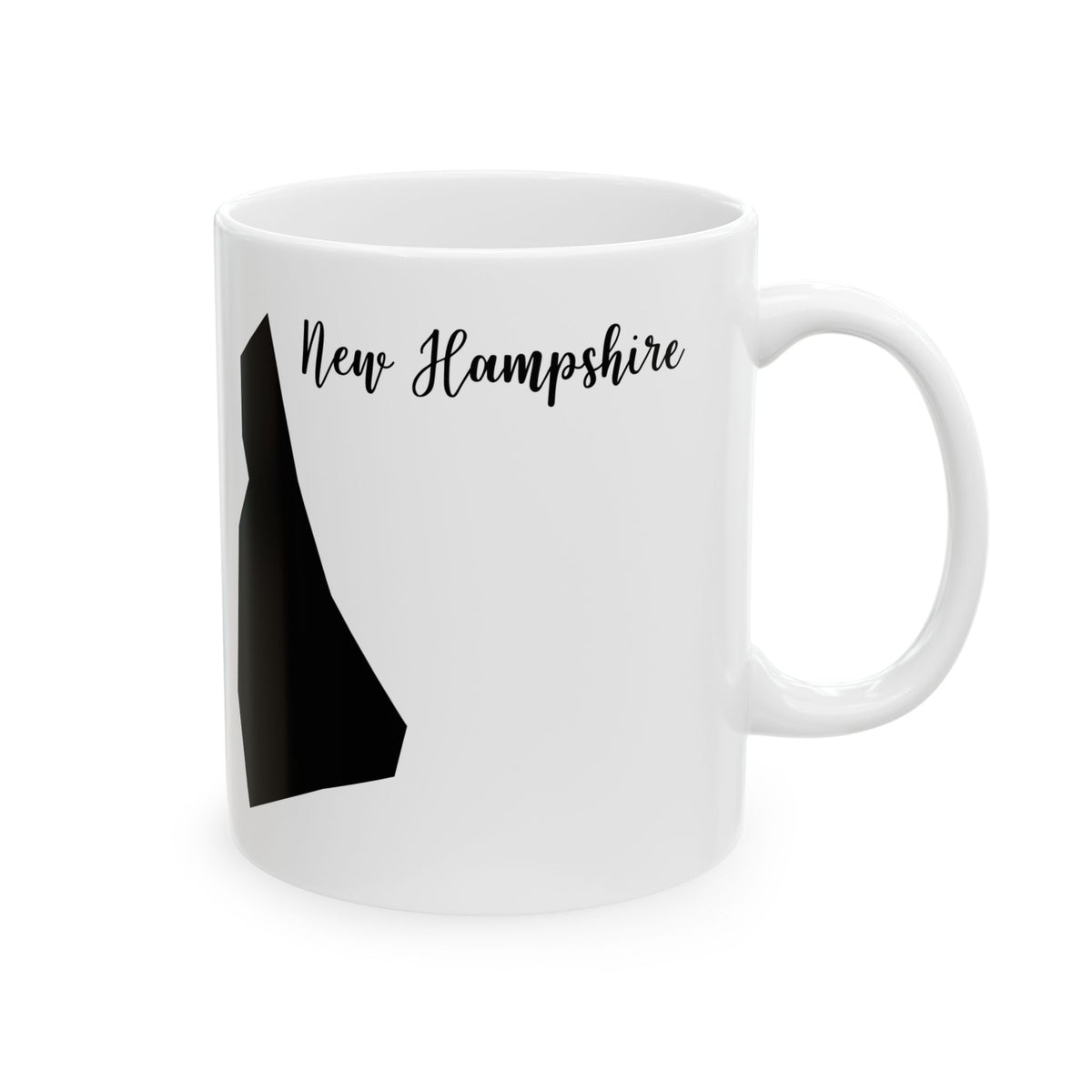 New Hampshire State Silhouette Ceramic Mug – 11oz    Item #48426