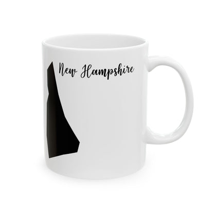 New Hampshire State Silhouette Ceramic Mug – 11oz    Item #48426