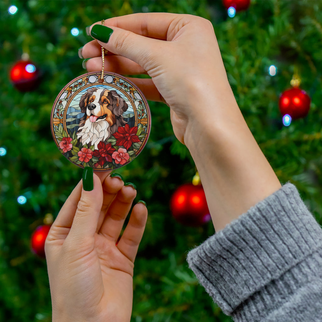 Christmas Dog Ceramic Ornament        Item #1684958 - Buckshot's Bargain Barn