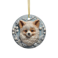 Dog Ceramic Disc Ornament         Item #3282047