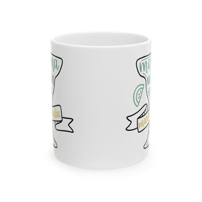 Ceramic Mug - 'Mama Needs Coffee' Cute Pastel Mom Coffee Mug, Mother's Day Gift  11oz  Item #271664