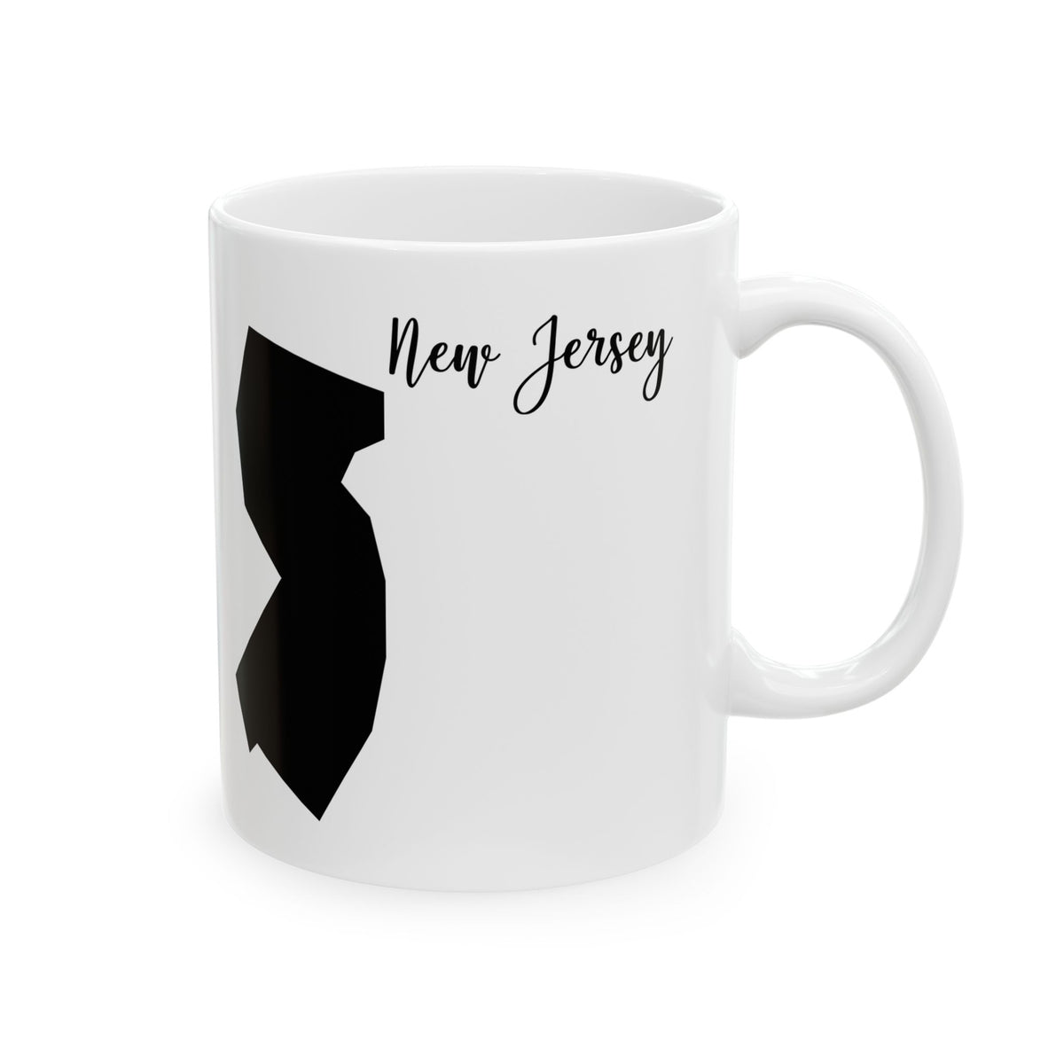 New Jersey State Silhouette Ceramic Mug – 11oz    Item #149904