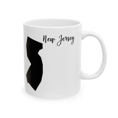 New Jersey State Silhouette Ceramic Mug – 11oz    Item #149904