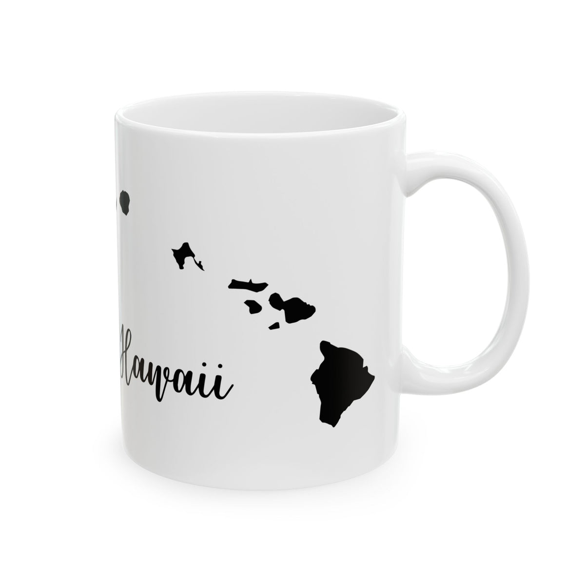 Hawaii State Silhouette Ceramic Mug – 11oz    Item #17861