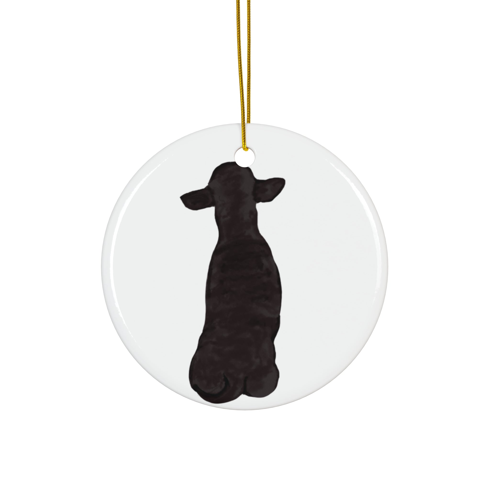 Dog Ceramic Disc Ornament       Item #8333144