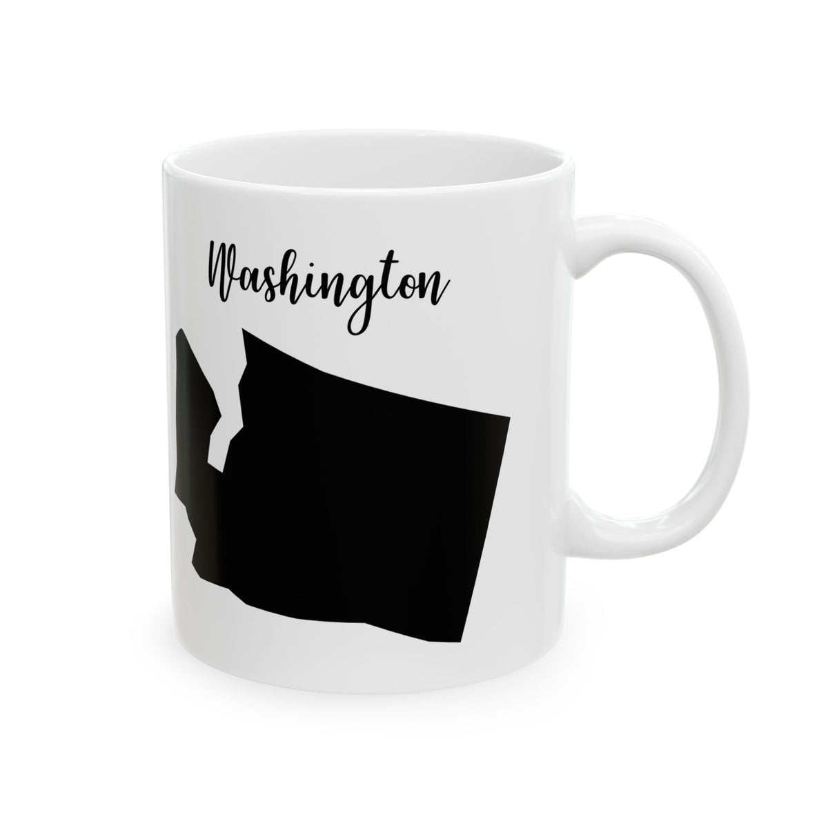 Washington State Silhouette Ceramic Mug – 11oz    Item #637777