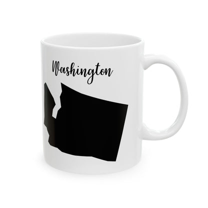 Washington State Silhouette Ceramic Mug – 11oz    Item #637777