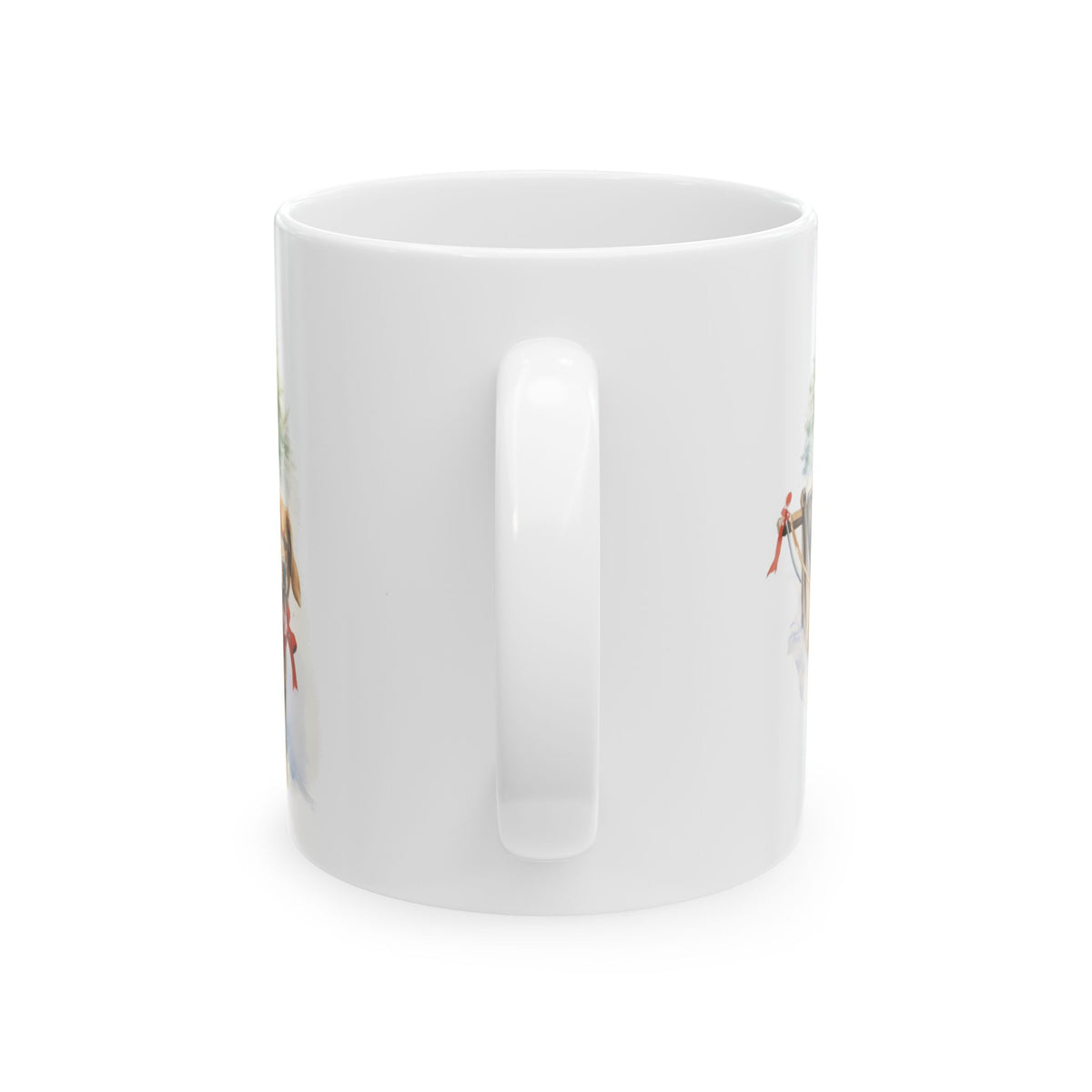 Festive Christmas Dogs Ceramic Mug  11oz  Item #852926