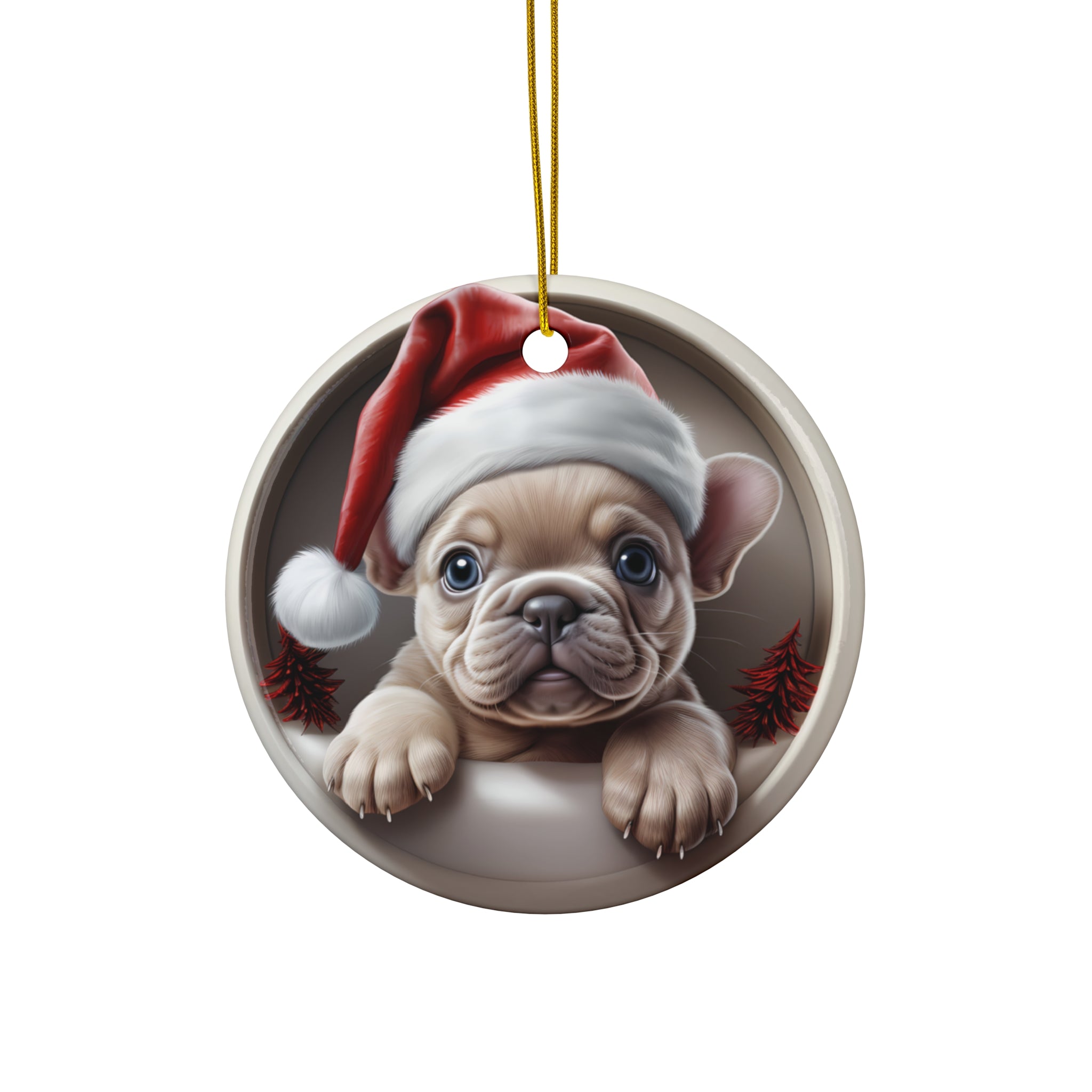 Dog Ceramic Disc Ornament         Item #3532798