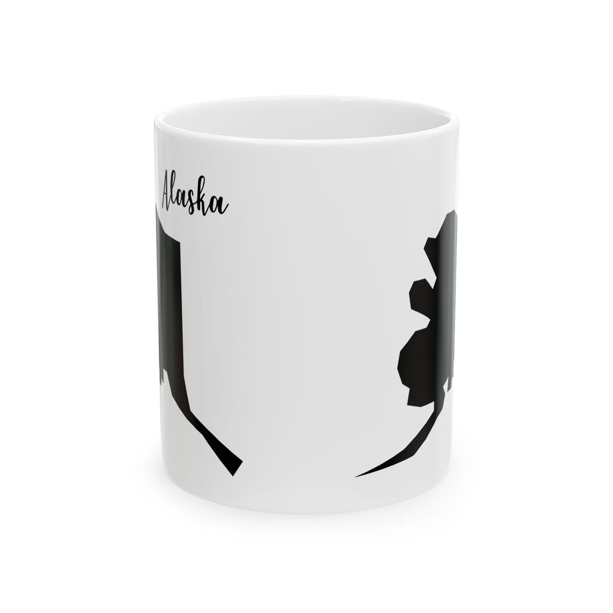 Alaska State Silhouette Ceramic Mug – 11oz    Item #770976