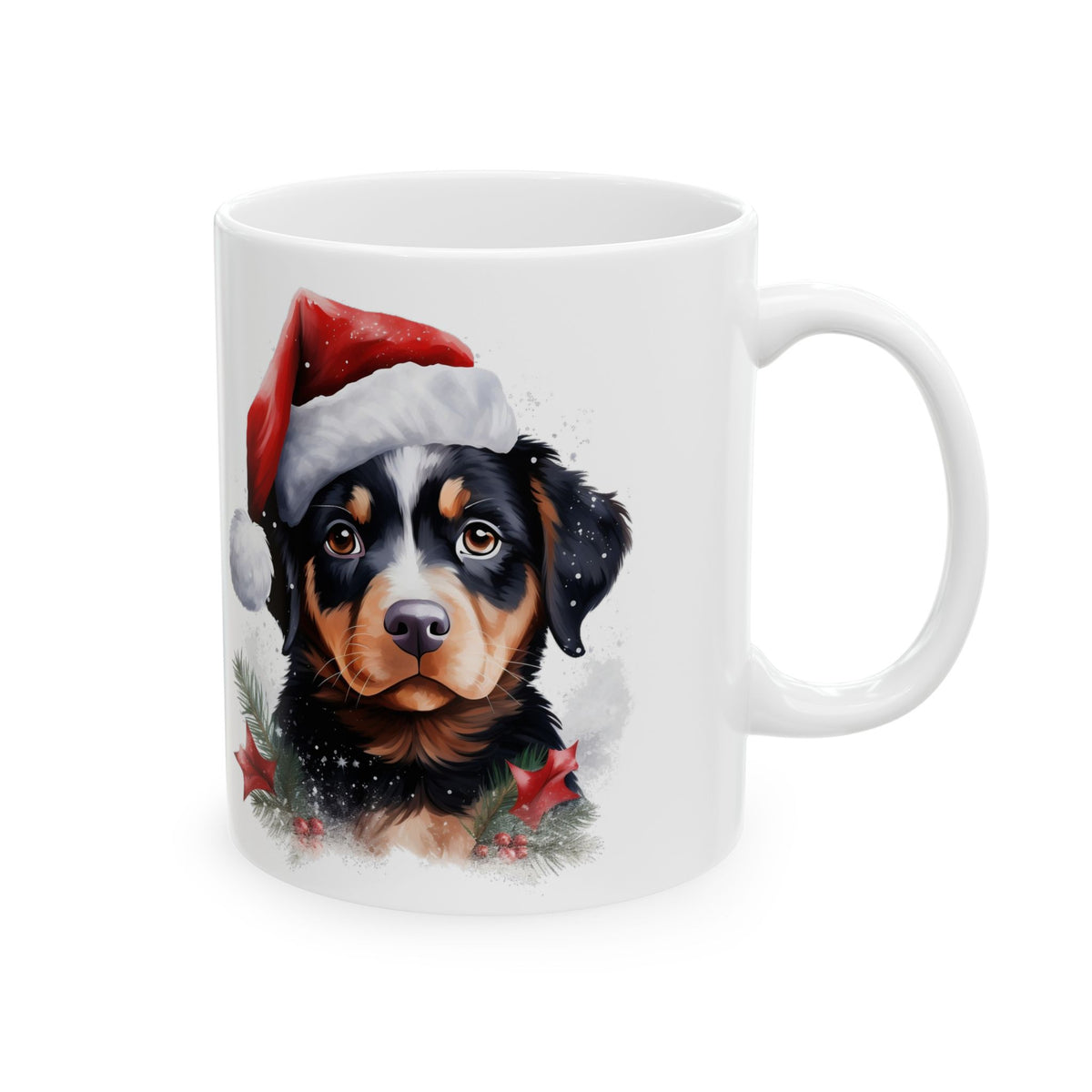 Christmas Dog Ceramic Mug  11oz  Item #9342